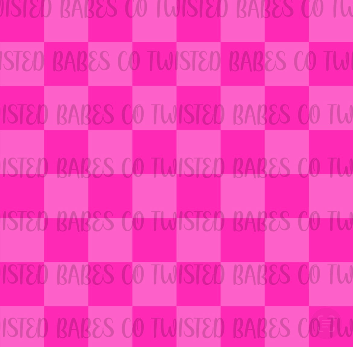 Pink checkered
