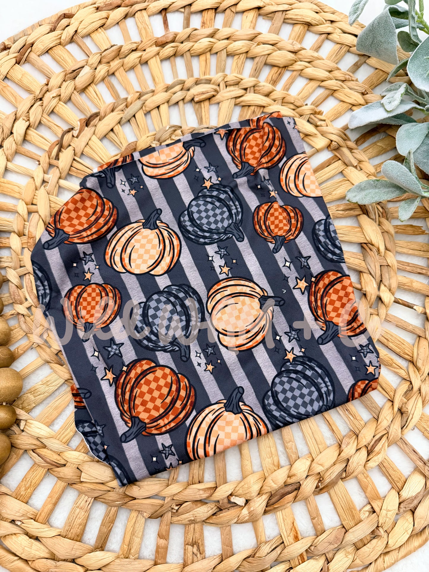 Checkered pumpkins