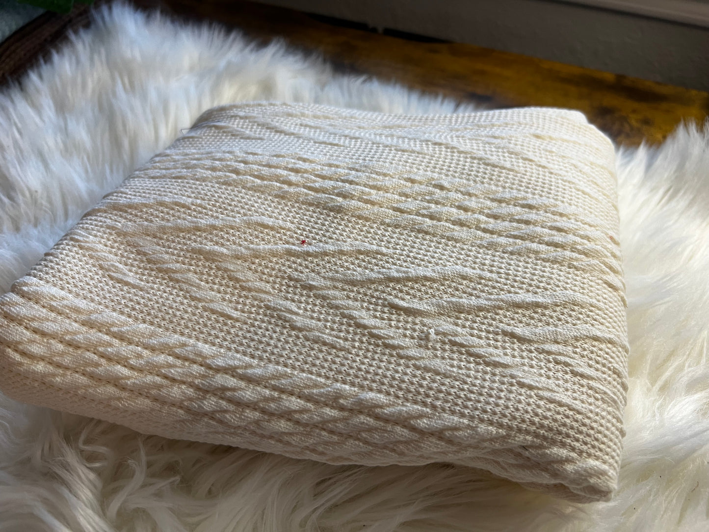 Ivory cable knit
