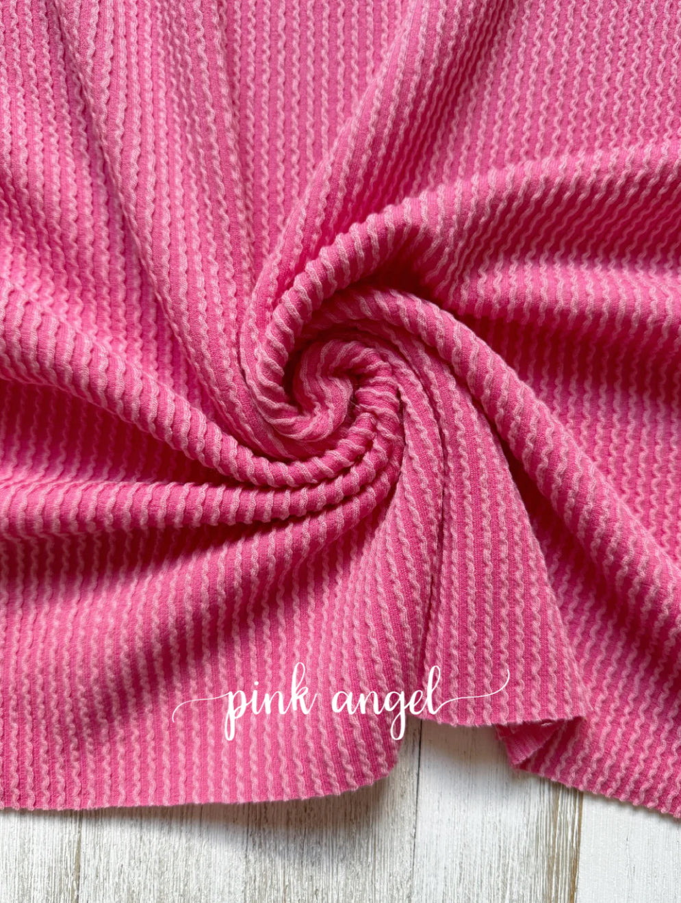 Pink angel waved rib
