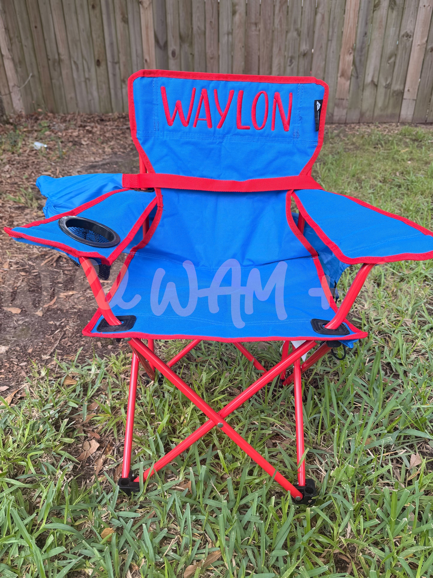 Personalized folding chair
