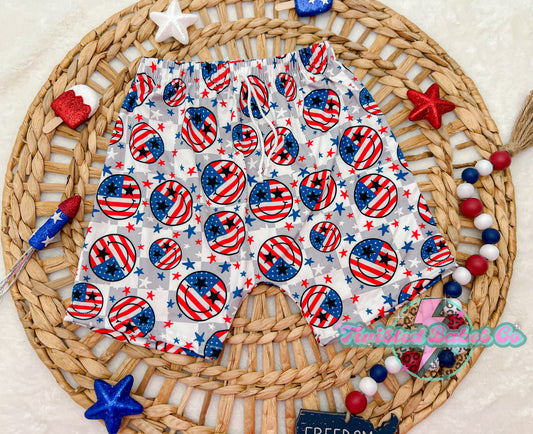 American flag smileys