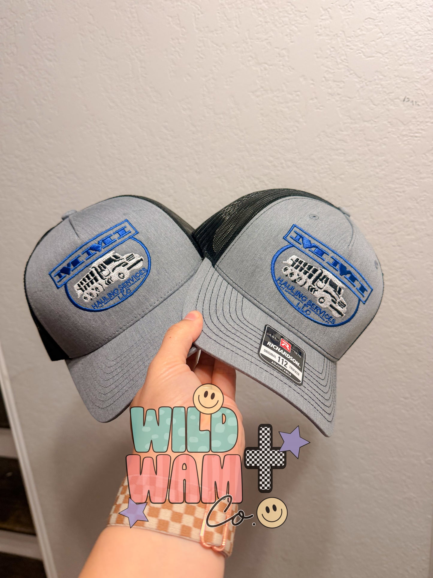 Custom embroidery logo hats