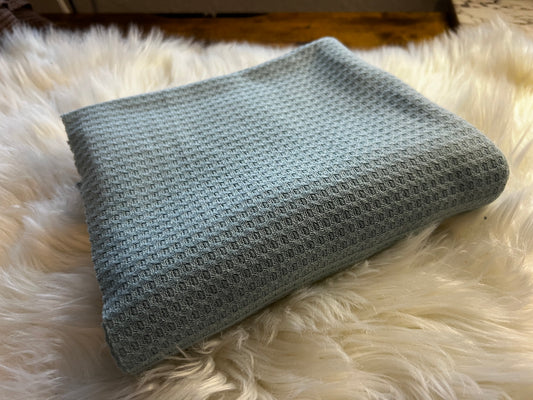 Light blue waffle