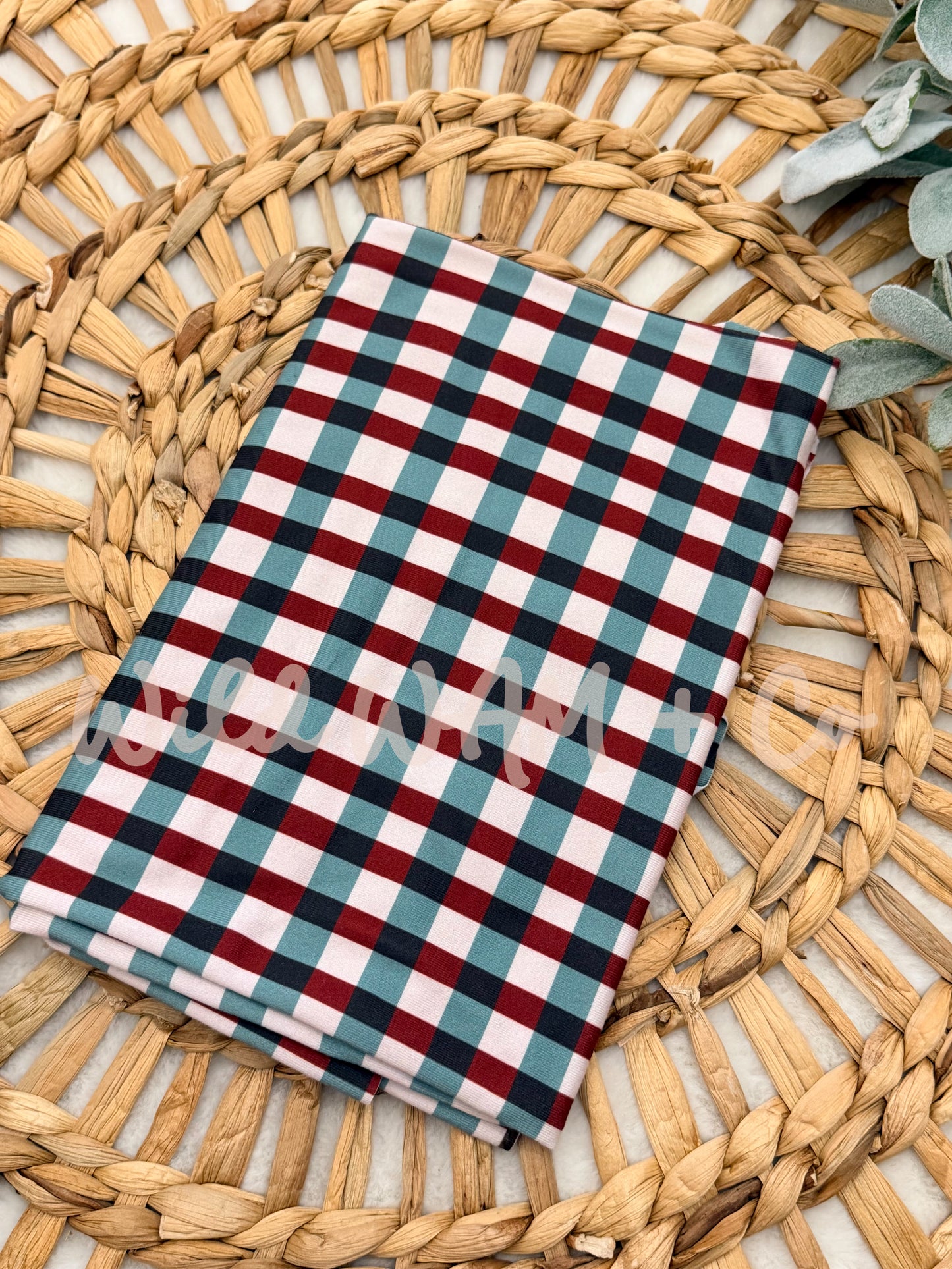 Christmas gingham