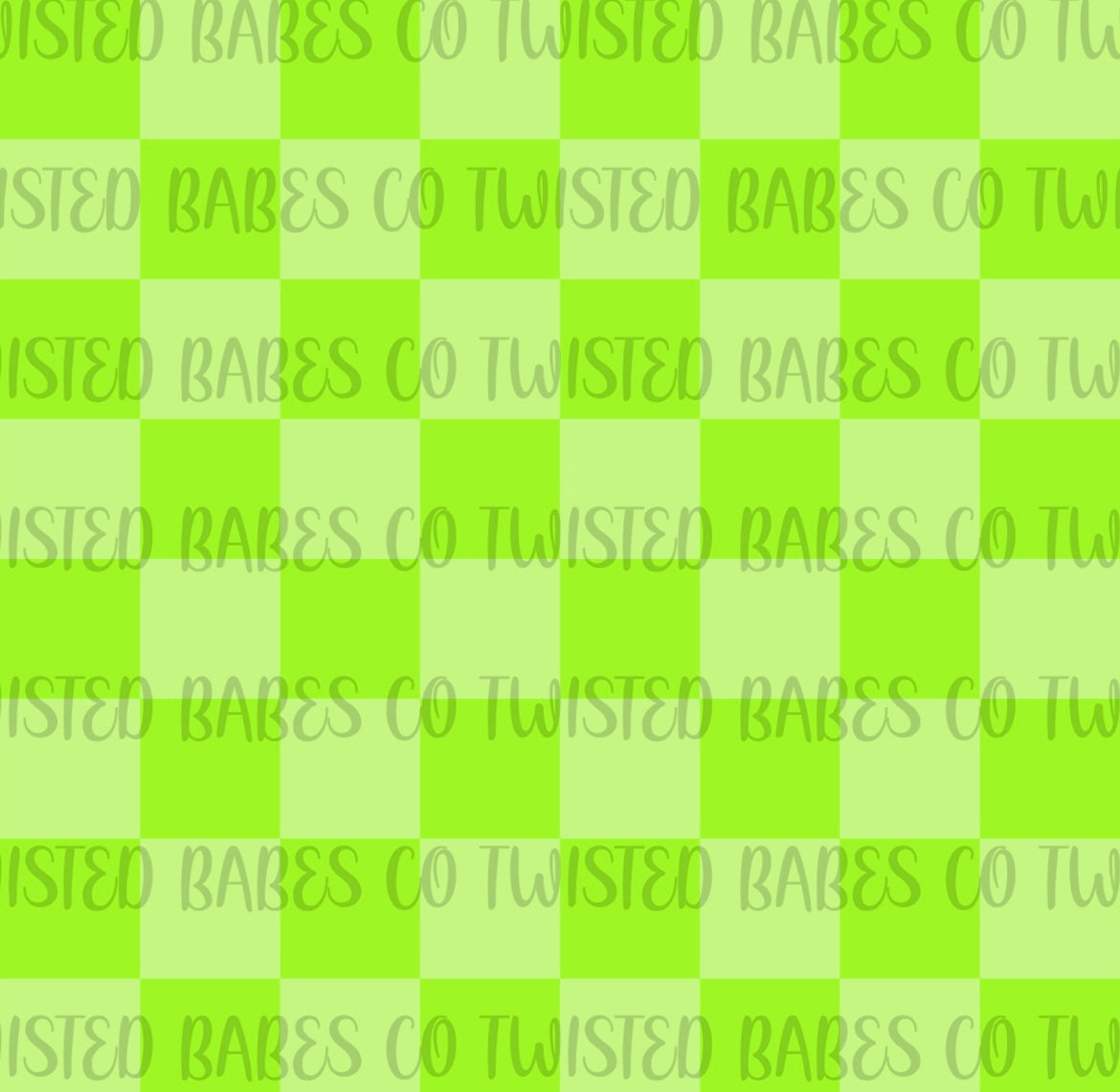 Green checkered