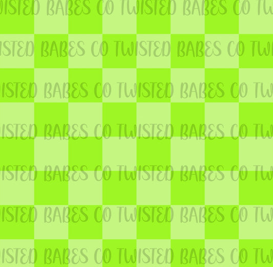 Green checkered