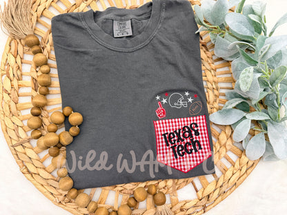 Gingham team pocket
