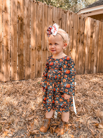 Puff sleeve dress