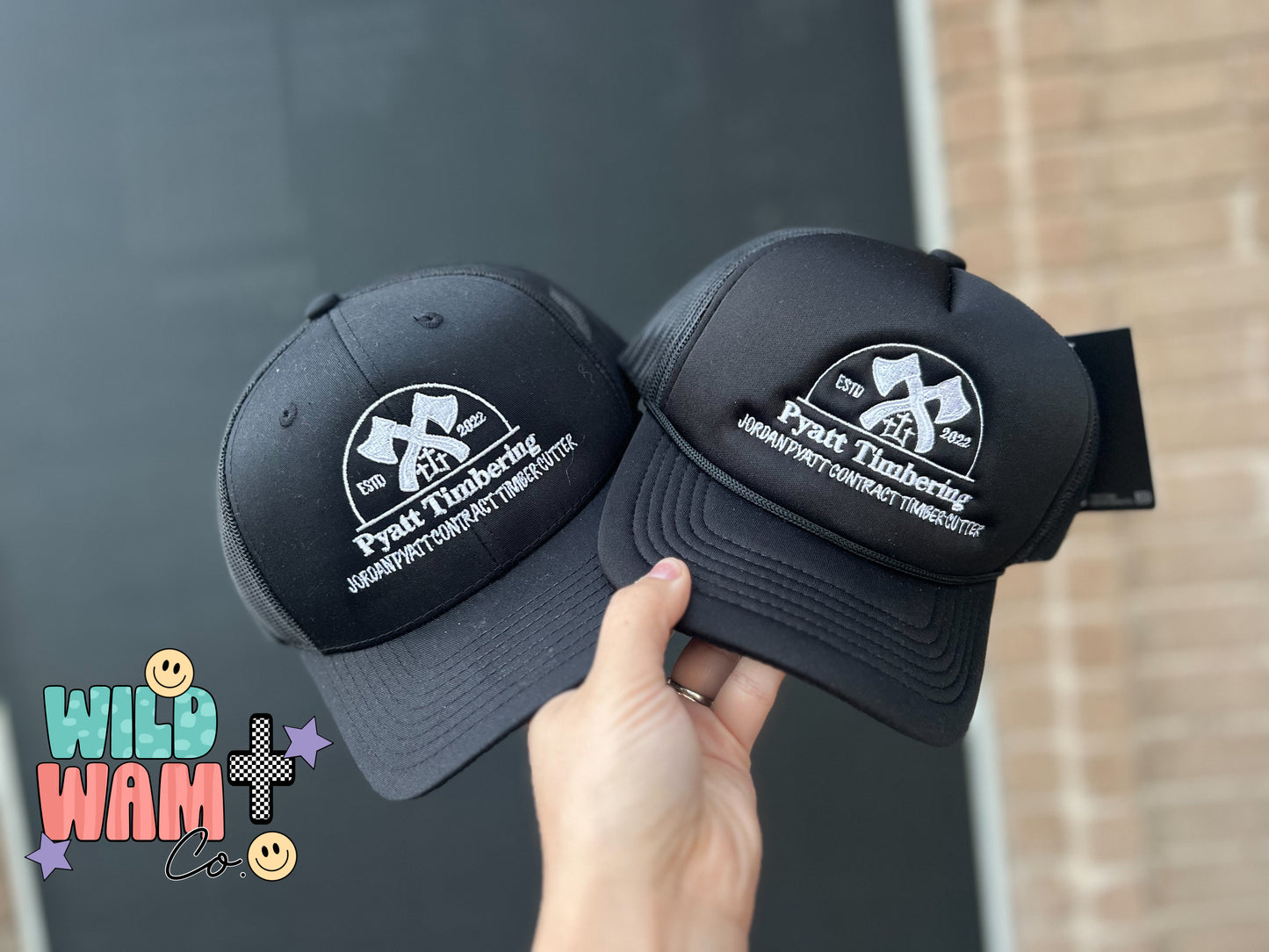 Custom embroidery logo hats