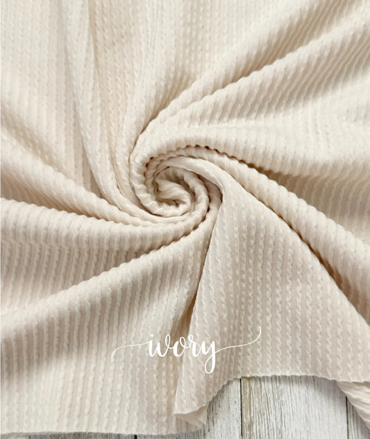 Ivory waved rib