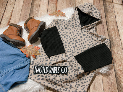Two tone hoodie