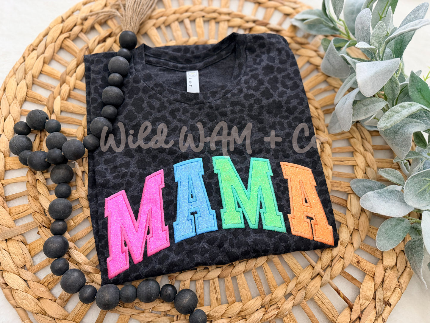 Neon glitter MAMA