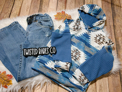 Two tone hoodie