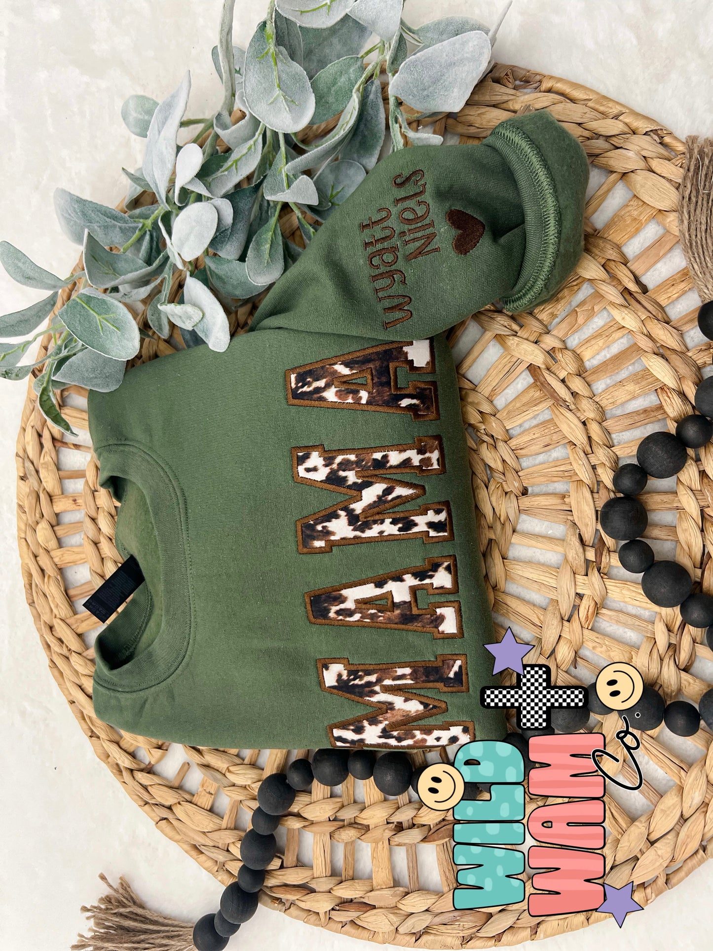 Appliqué crewnecks
