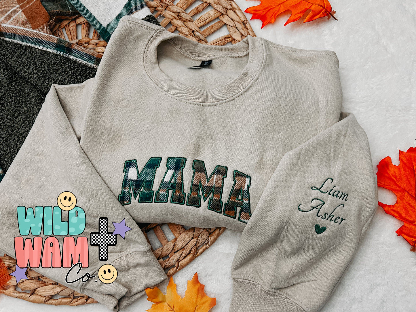 Appliqué crewnecks