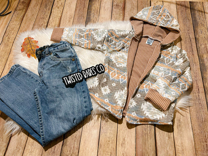 Two tone hoodie