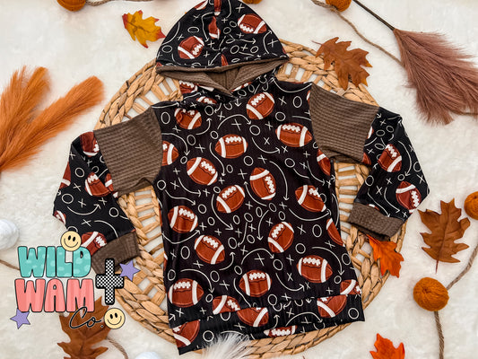 Dark Brown Football