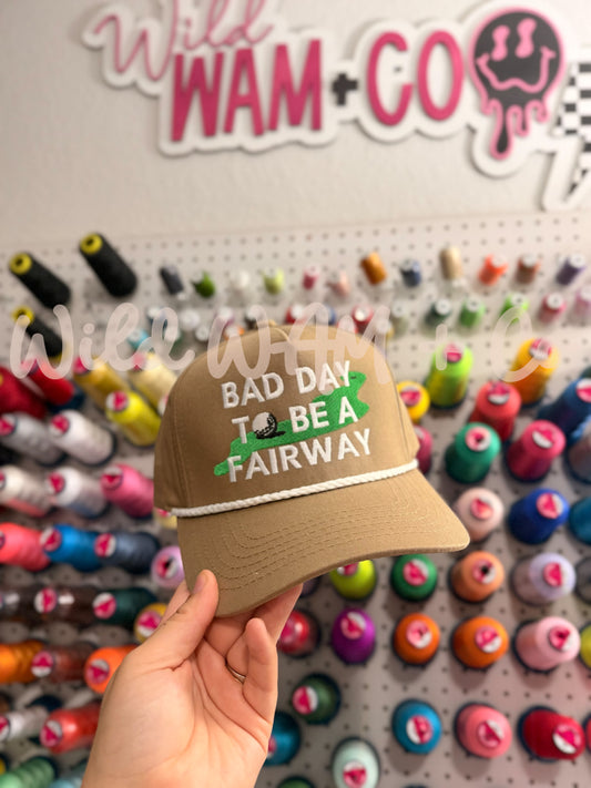 Bad day to be a fairway
