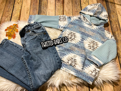 Two tone hoodie