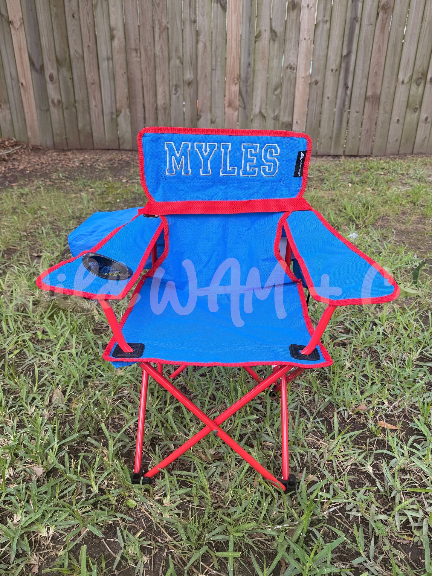 Personalized folding chair