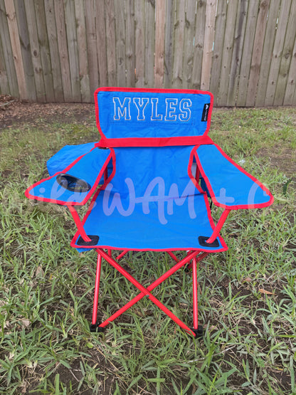 Personalized folding chair