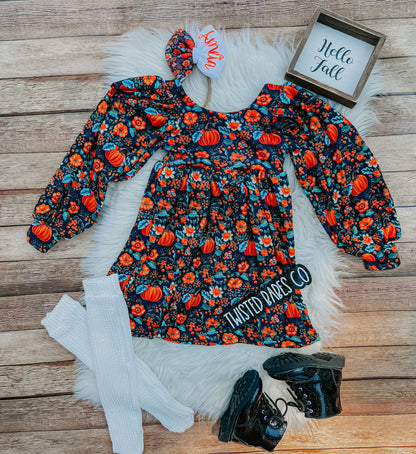 Puff sleeve dress