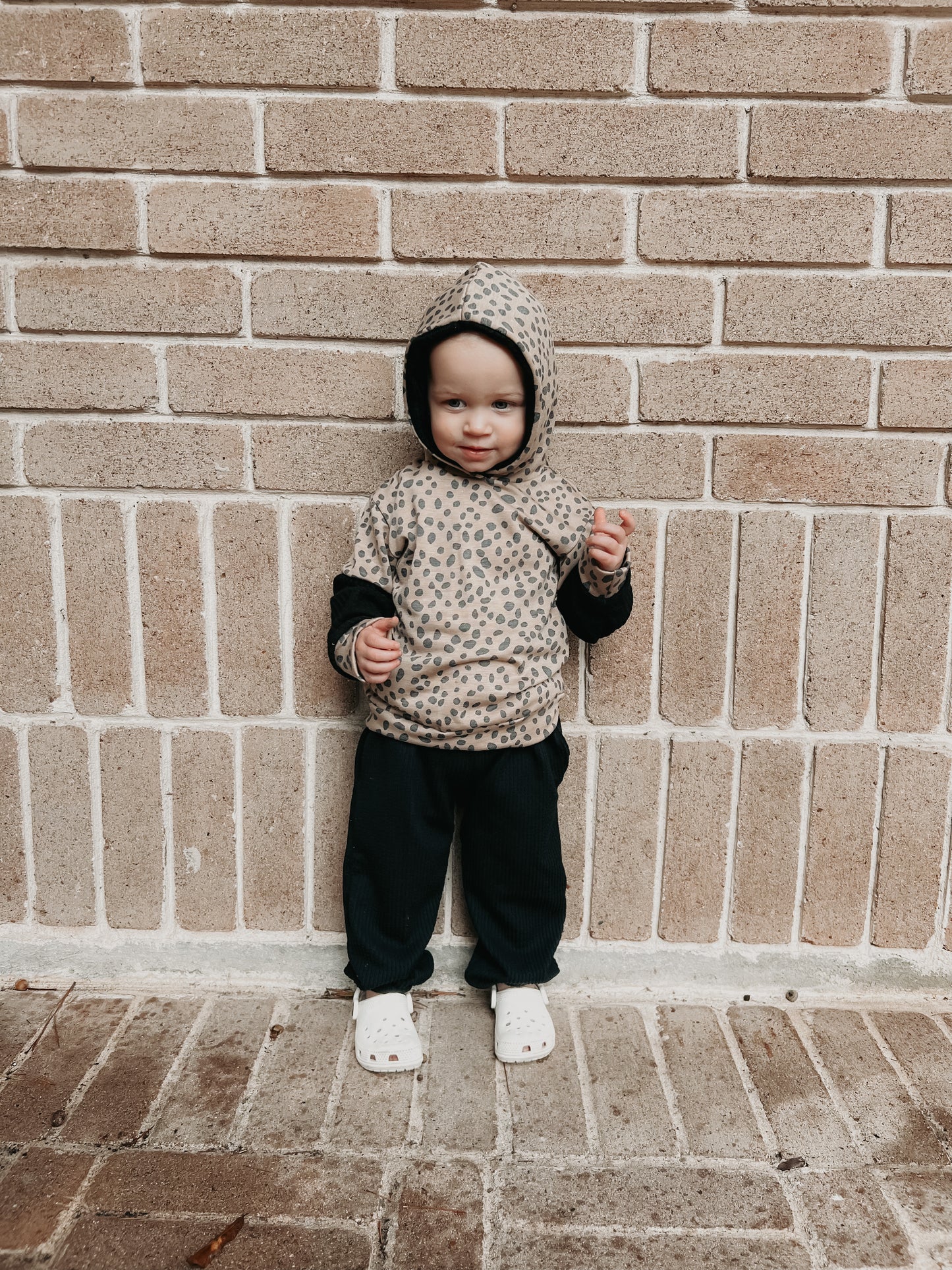 Two tone hoodie