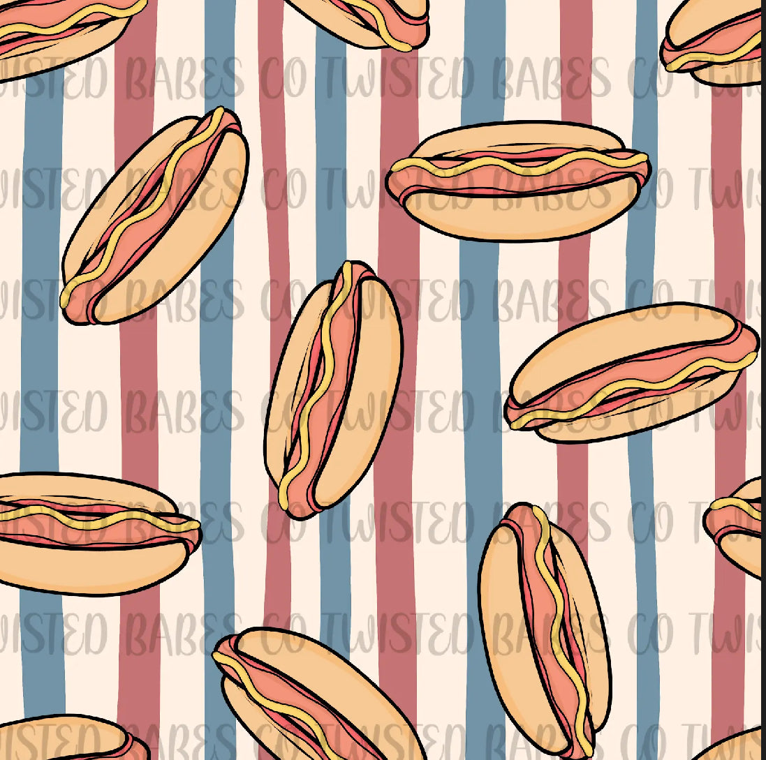 Hot dog stripes