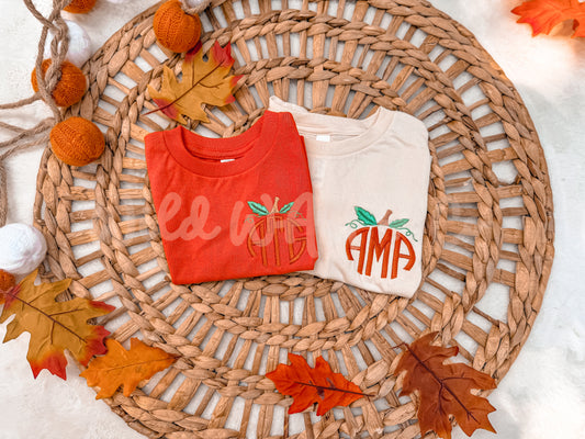Pumpkin monogram