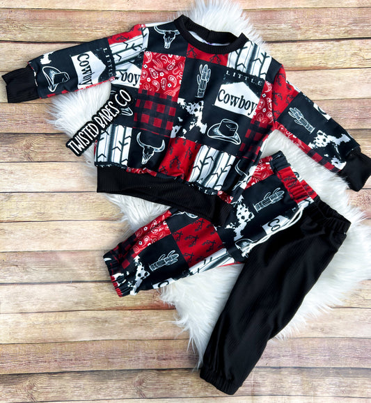 Winter sweatershirt & sweatpants set