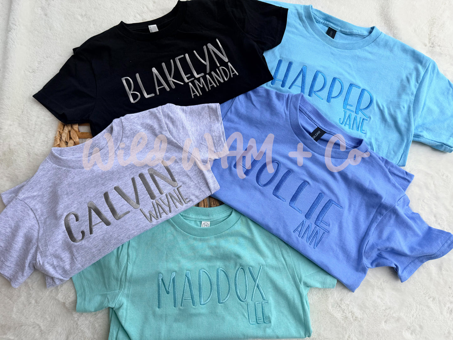 Monochrome name tees