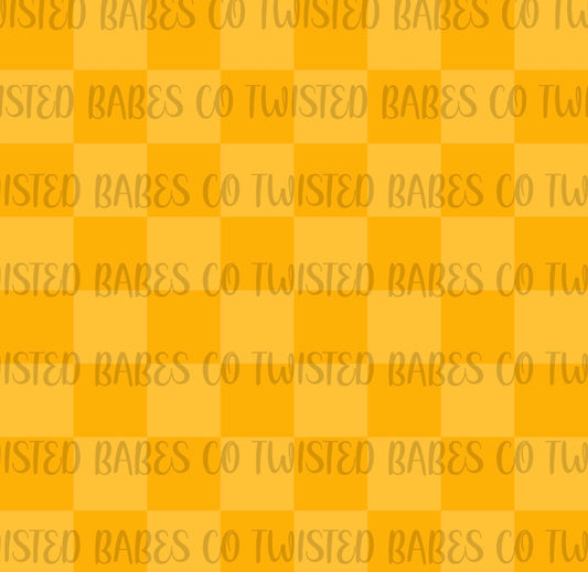 Orange checkered