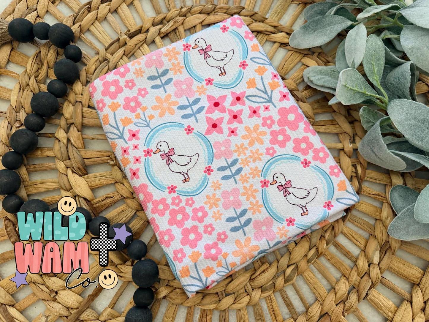 Floral goose