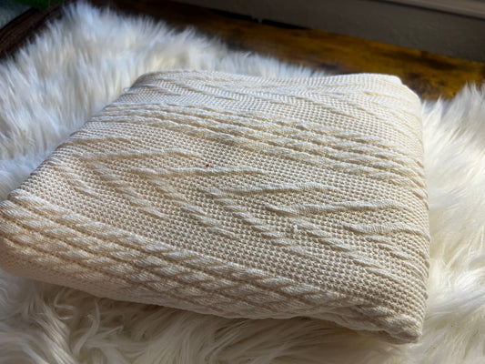 Ivory cable knit