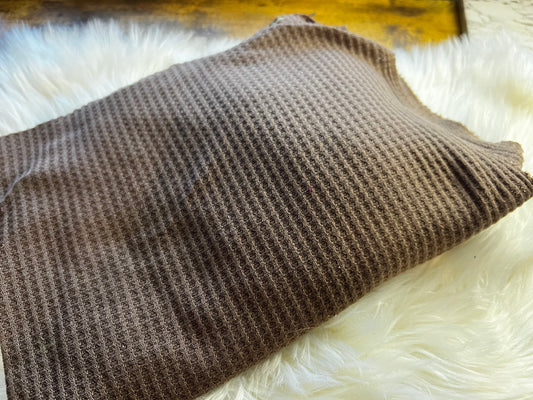 Brown waffle