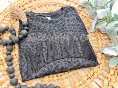 Black glitter MAMA