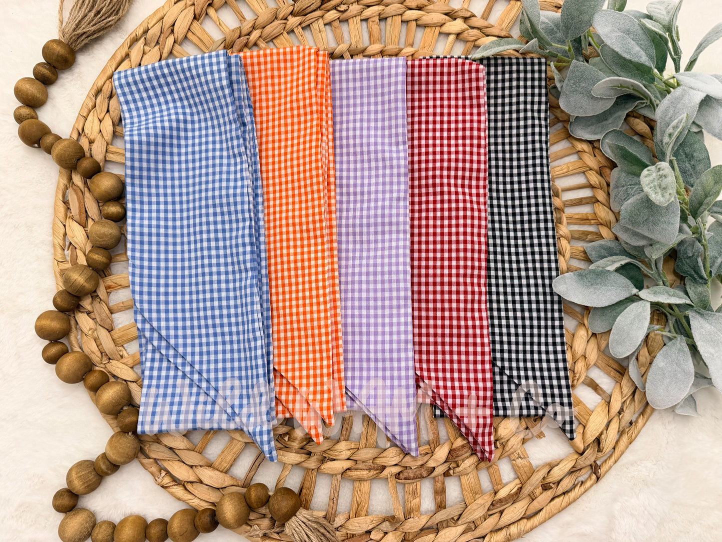 Gingham team pocket
