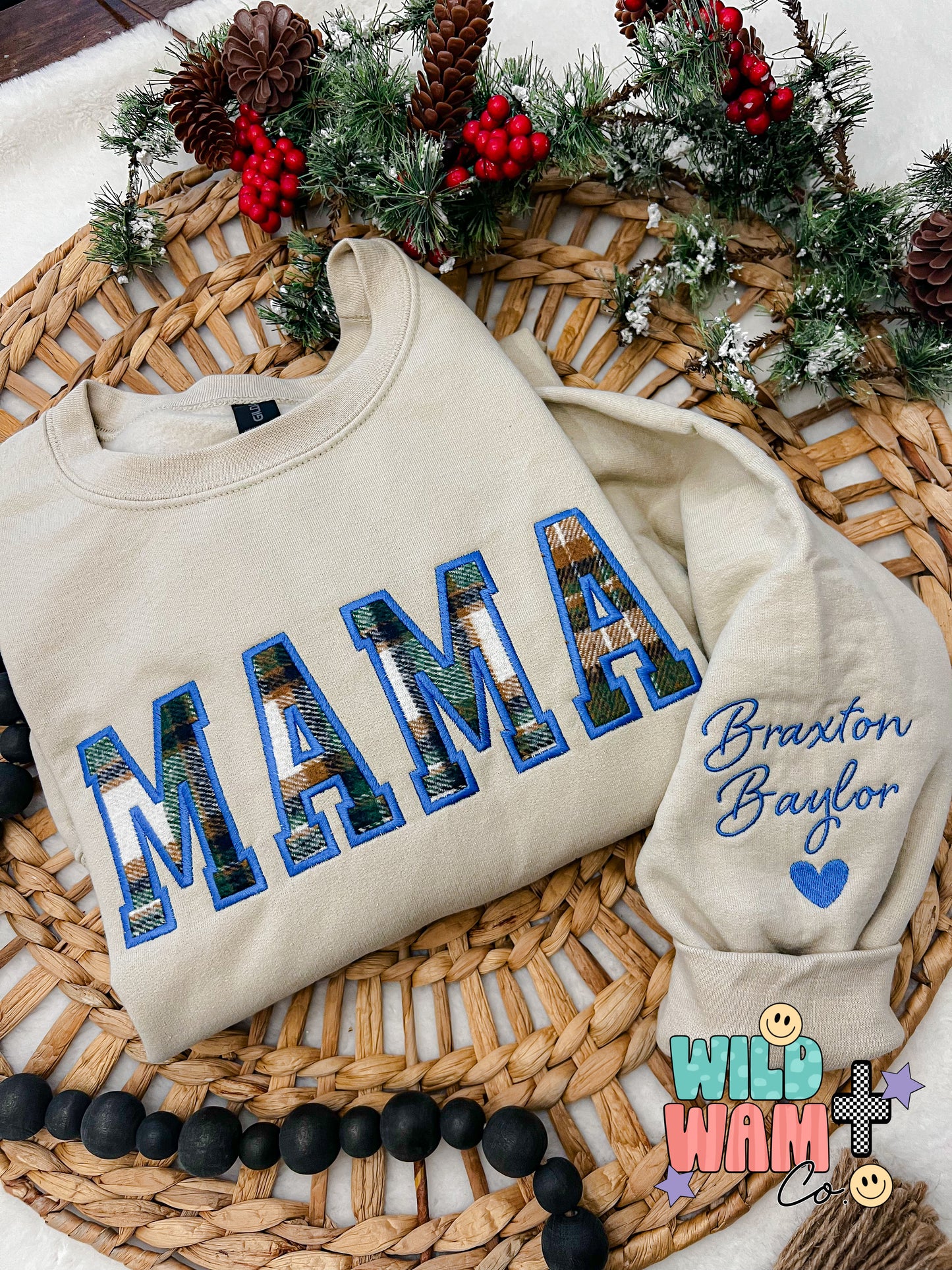 Appliqué crewnecks