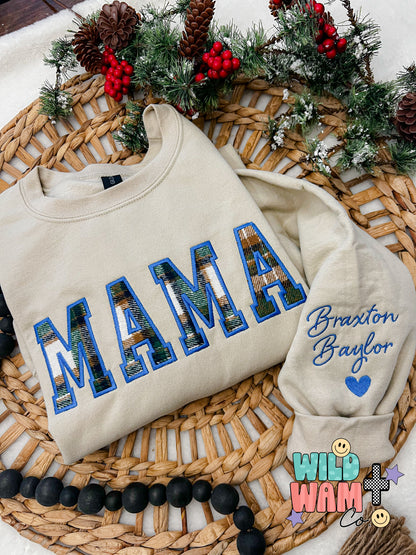 Appliqué crewnecks