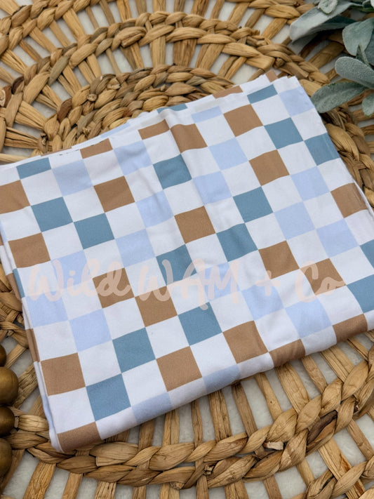 Blue checkered