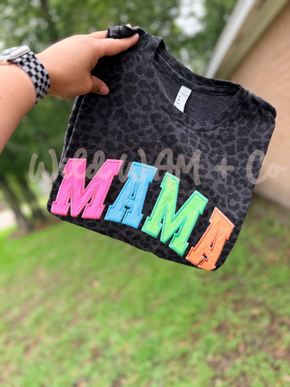 Neon glitter MAMA