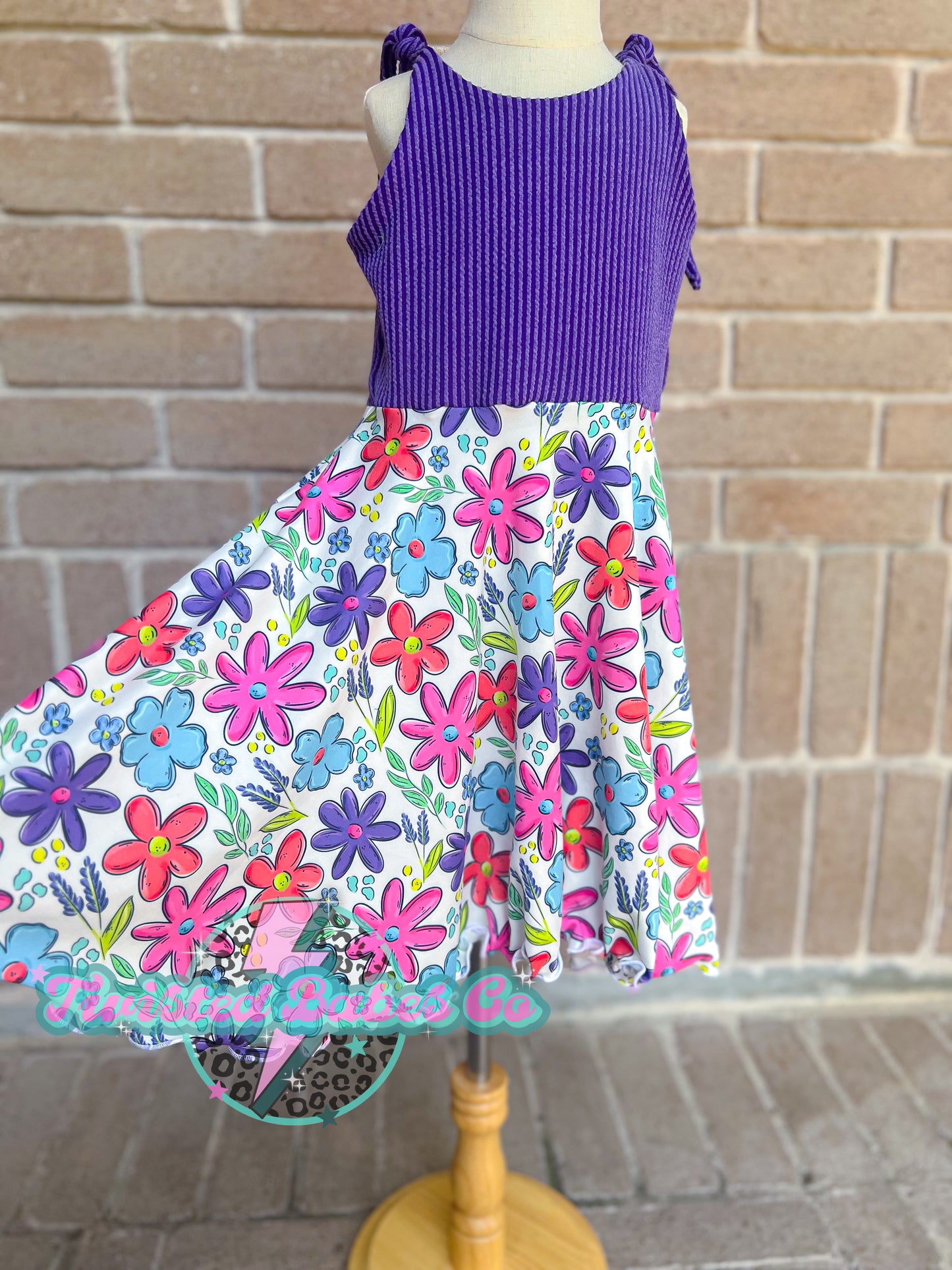 Neon floral