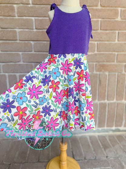 Neon floral