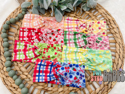 Fruit twisted headbands