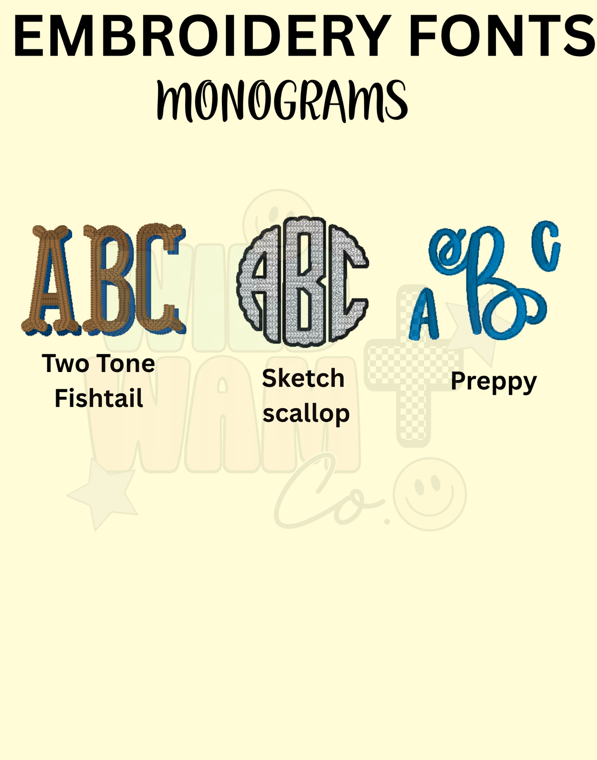 Embroidery name sweaters