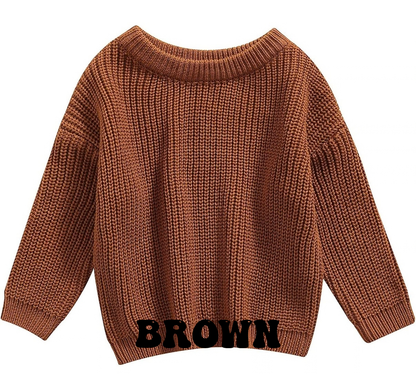 Embroidery name sweaters