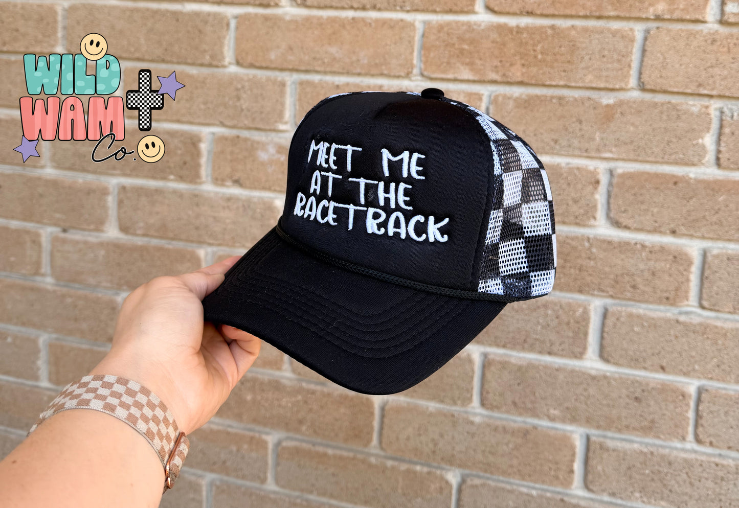 Meet me at the racetrack hat