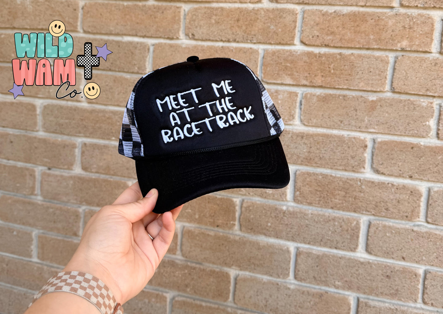 Meet me at the racetrack hat