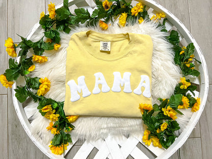 Puff vinyl mama t-shirt